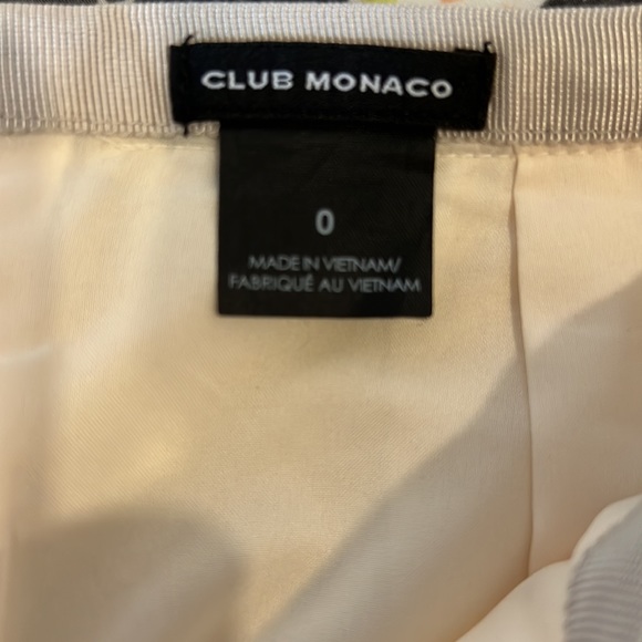 Club Monaco Cream Pencil Skirt - Picture 4 of 4